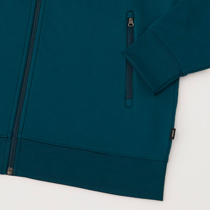 Blue tentree Stretch Knit Zip Up - Men's