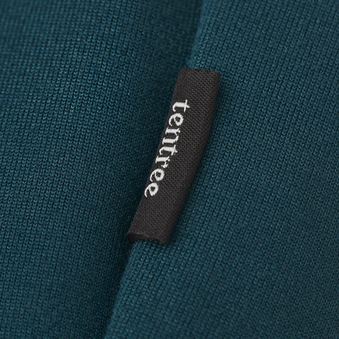 Blue tentree Stretch Knit Zip Up - Men's