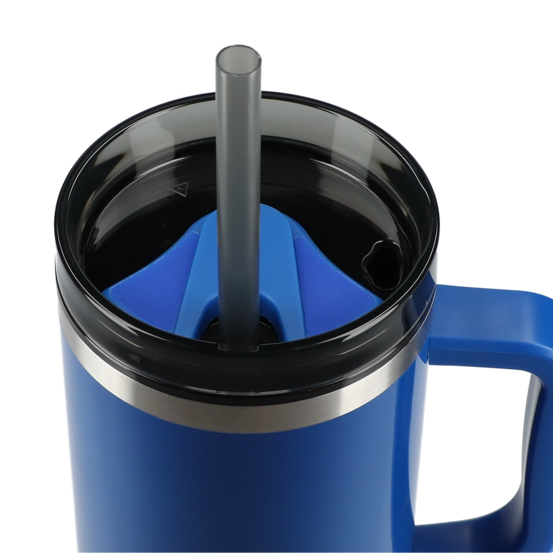 Blue Thor 40oz Straw Tumbler plain