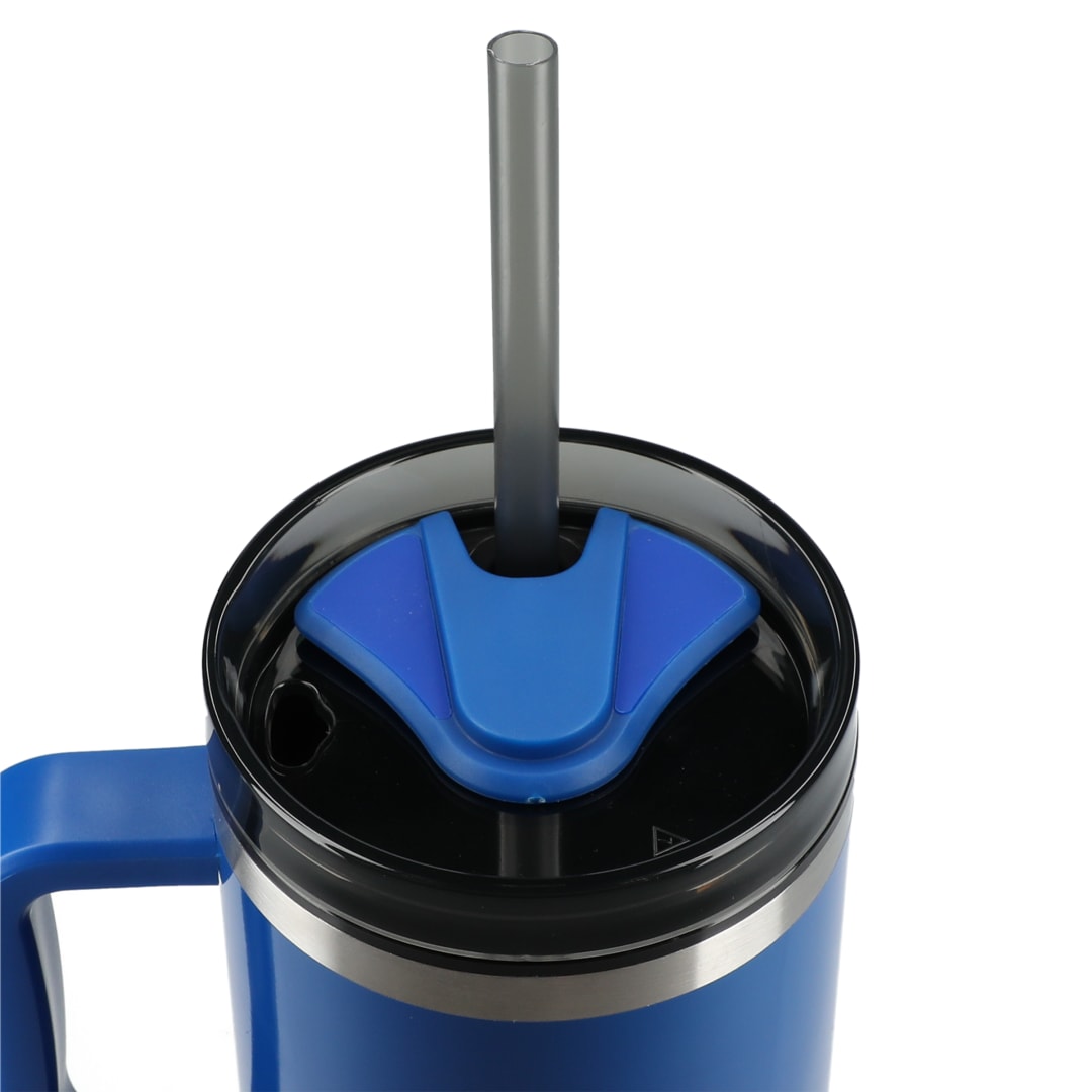 Blue Thor 40oz Straw Tumbler plain