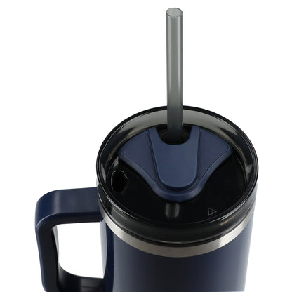 Blue Thor 40oz Straw Tumbler plain