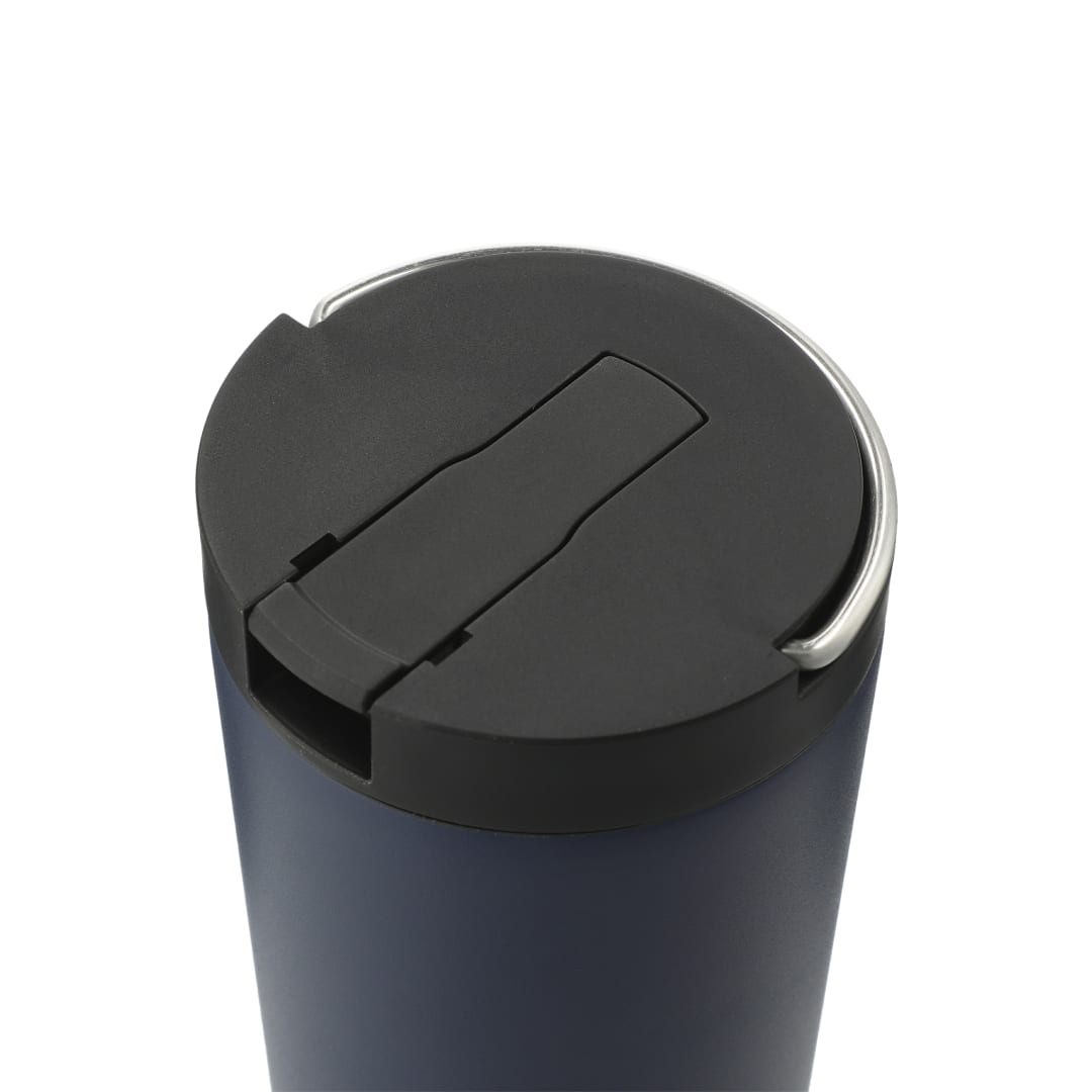 Blue Thor Copper Insulated Tumbler 24oz Flip Straw Lid