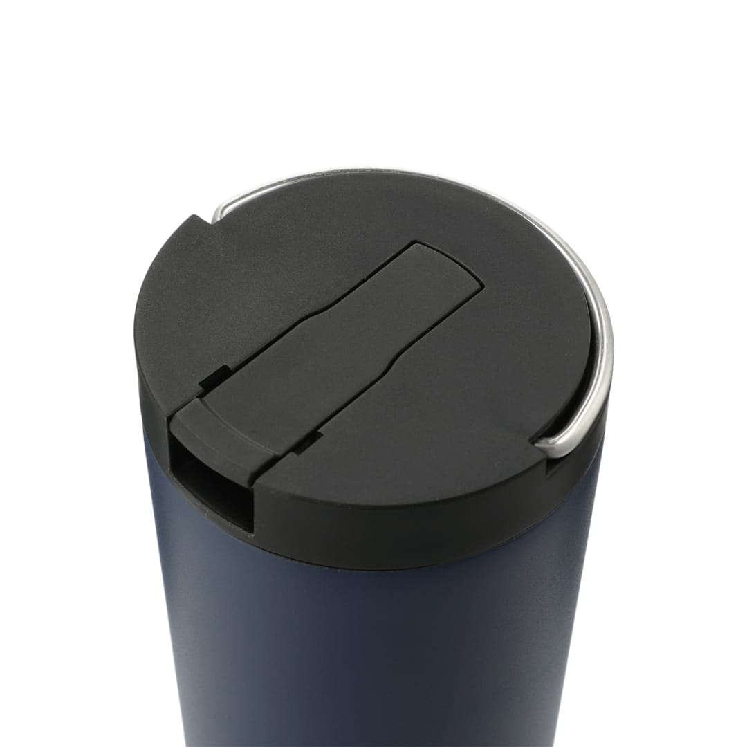 Blue Thor Copper Insulated Tumbler 24oz Flip Straw Lid