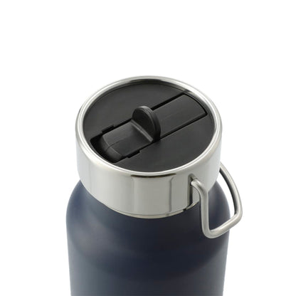 Blue Thor Copper Vacuum Insulated Bottle 25oz Straw Lid