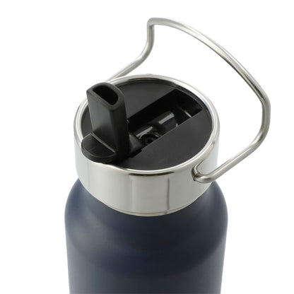 Blue Thor Copper Vacuum Insulated Bottle 25oz Straw Lid
