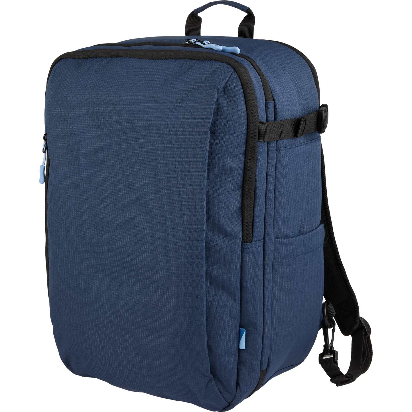 Blue Wander & Roam Travel Backpack plain