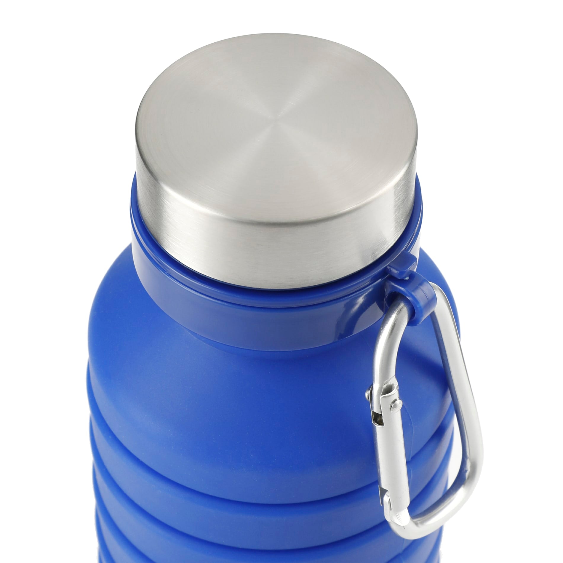 Blue Zigoo Silicone Collapsible Bottle 18oz plain