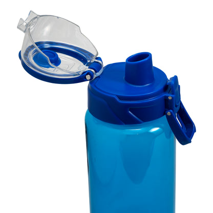 Blueberry Cool Gear® Cylinder Bottle with Halo Lid - 32 Oz. plain