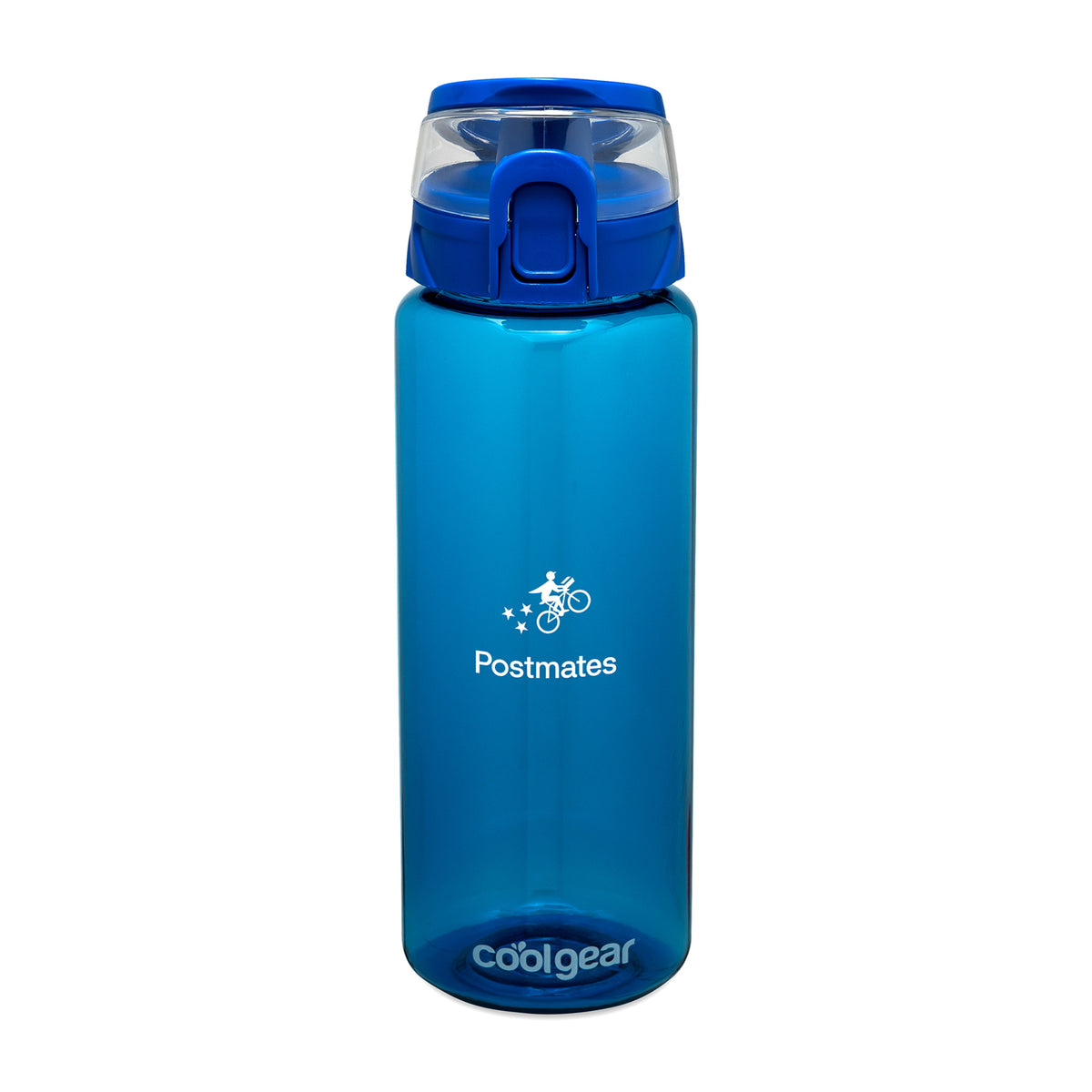 Blueberry Cool Gear® Cylinder Bottle with Halo Lid - 32 Oz.
