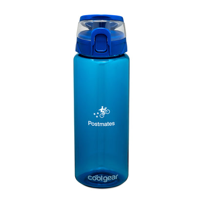 Blueberry Cool Gear® Cylinder Bottle with Halo Lid - 32 Oz.