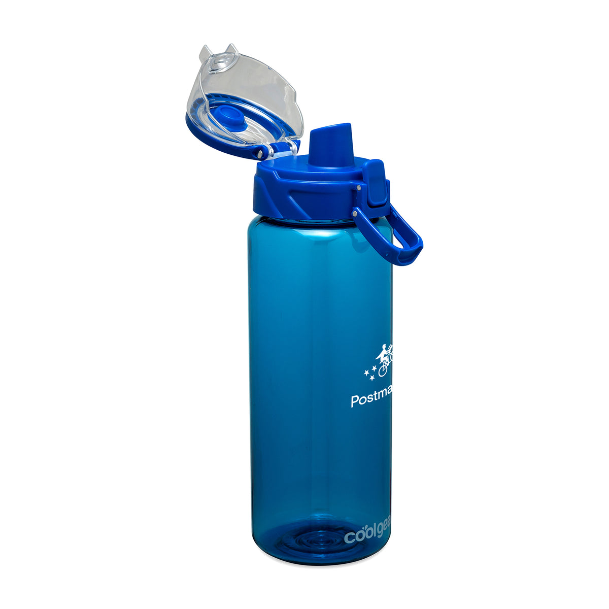 Blueberry Cool Gear® Cylinder Bottle with Halo Lid - 32 Oz.