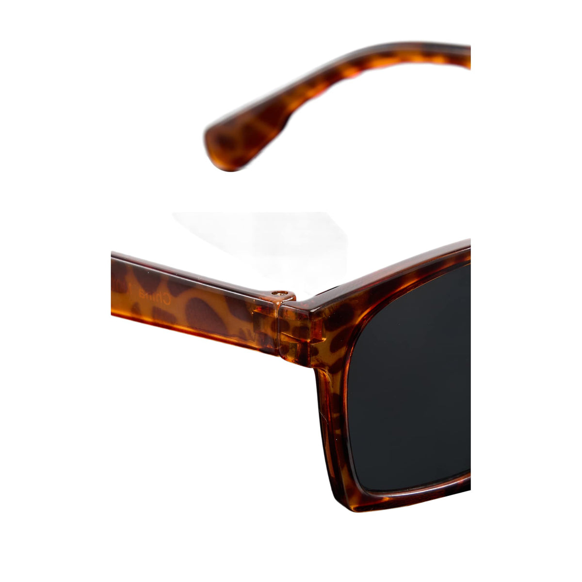 Brown Ashley Recycled Square Sunglasses plain
