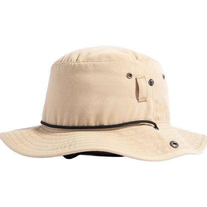 Brown Coal Seymour Flat Brim Hat plain