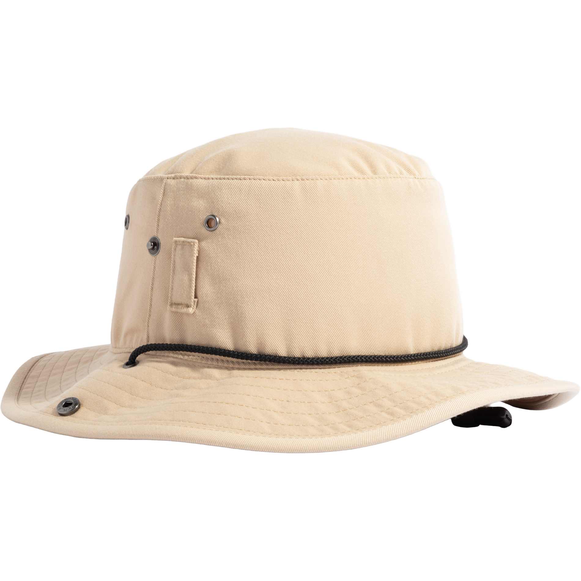 Brown Coal Seymour Flat Brim Hat plain