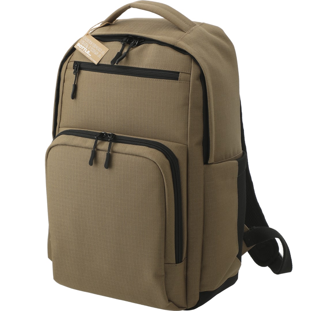 Brown NBN Recycled Utility Insulated Backpack plain