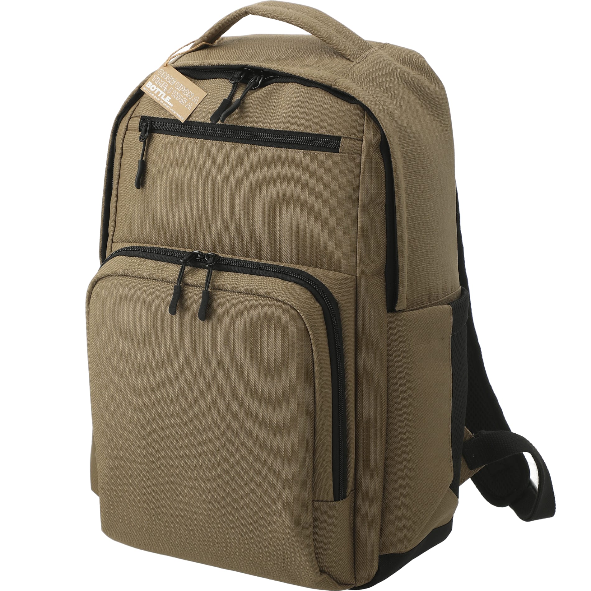 Brown NBN Recycled Utility Insulated Backpack plain