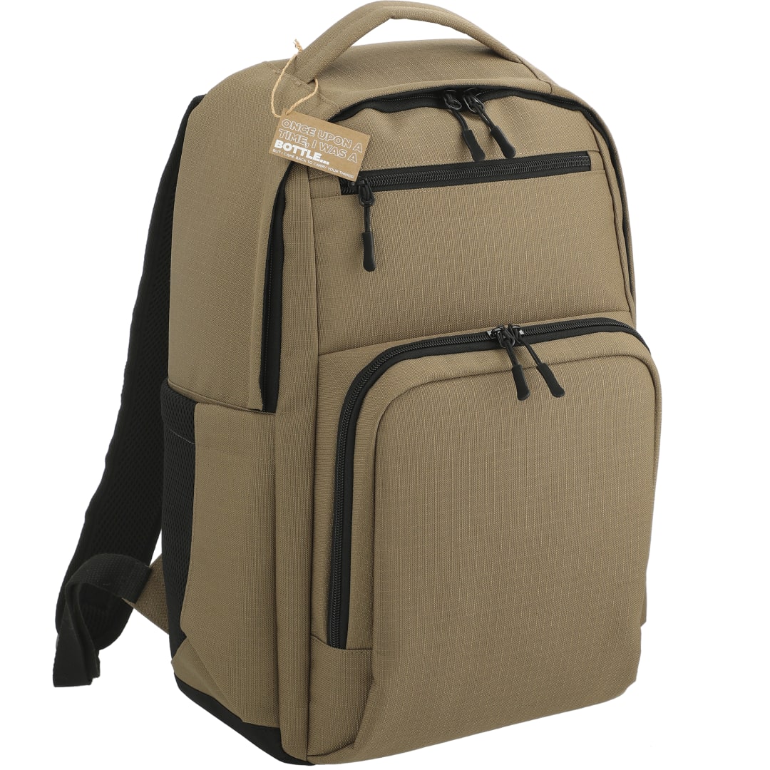 Brown NBN Recycled Utility Insulated Backpack plain