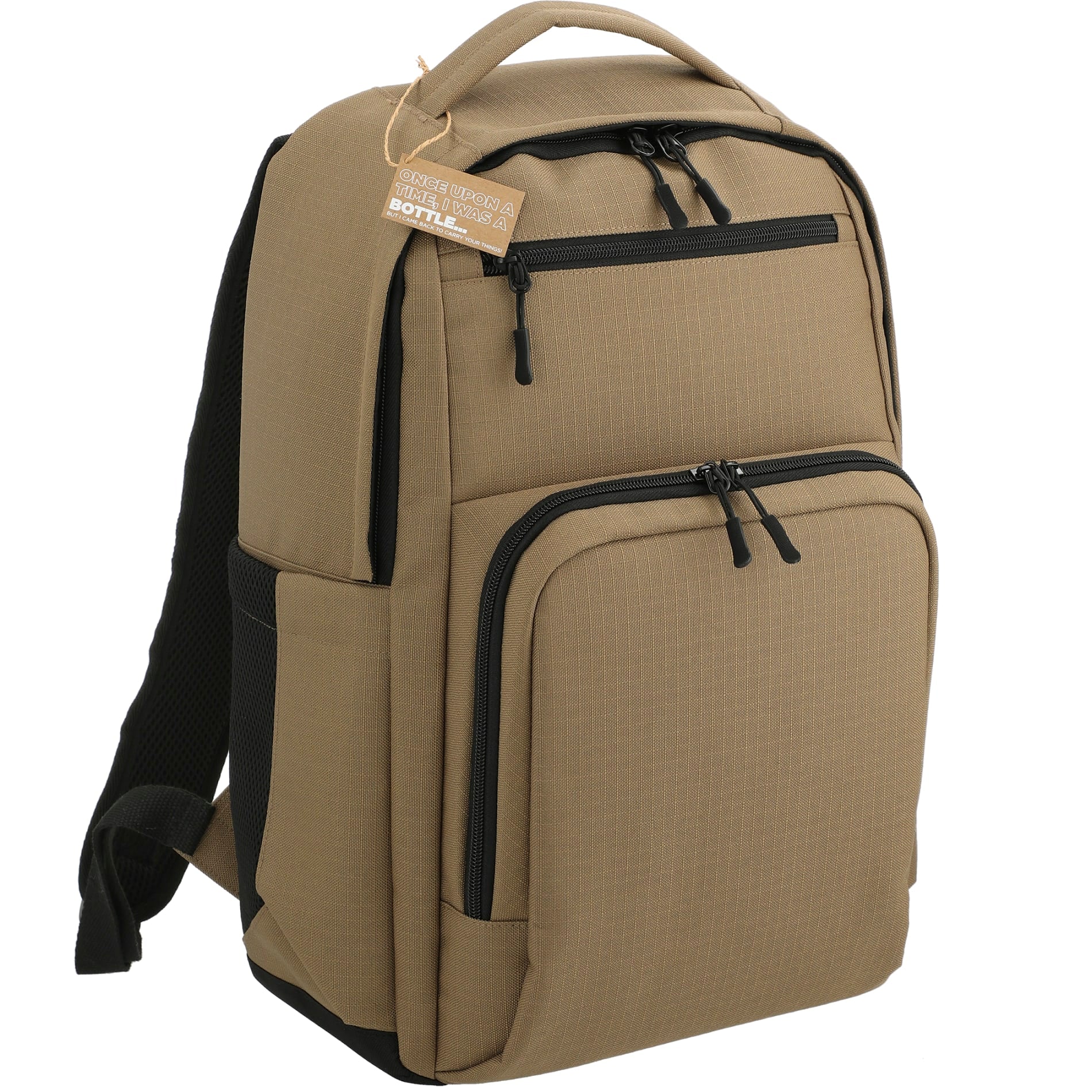 Brown NBN Recycled Utility Insulated Backpack plain