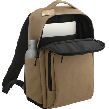 Brown NBN Recycled Utility Insulated Backpack plain