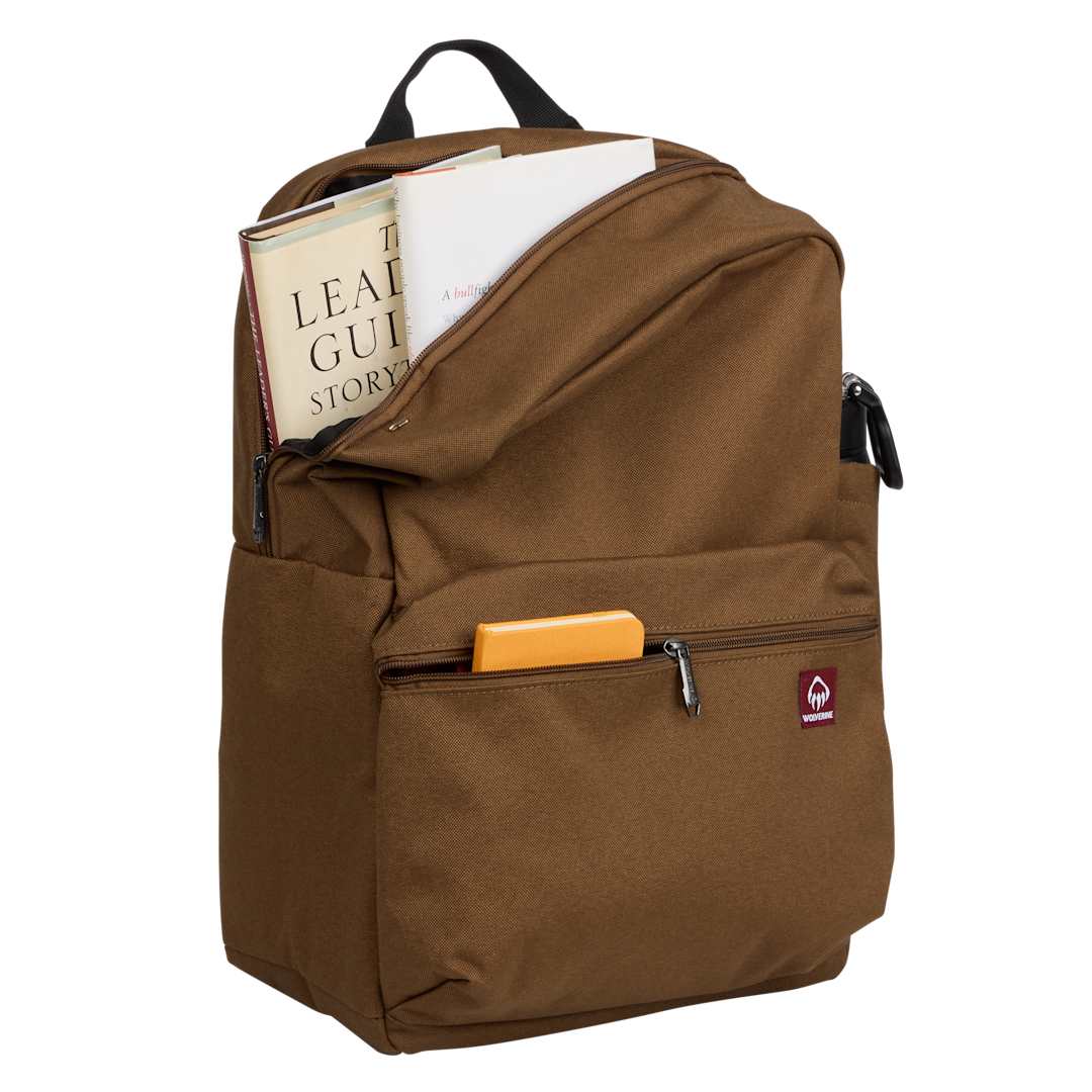 Brown Wolverine 24L Classic Backpack plain
