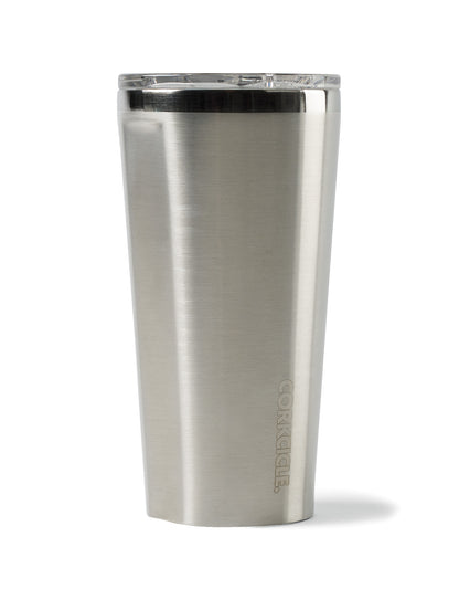 Brushed Steel CORKCICLE® Tumbler - 16 Oz. plain