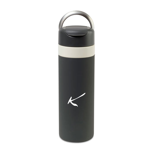 Charcoal W&P Drink Through Insulated Ceramic Bottle -20 oz
