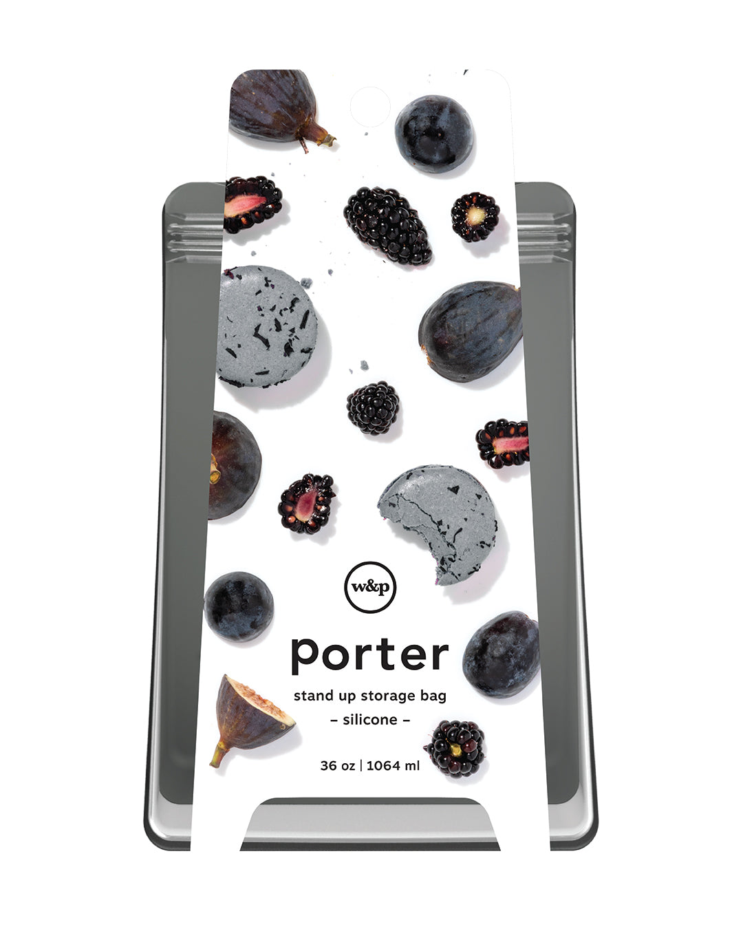 Charcoal W&P Porter Stand-Up Bag plain