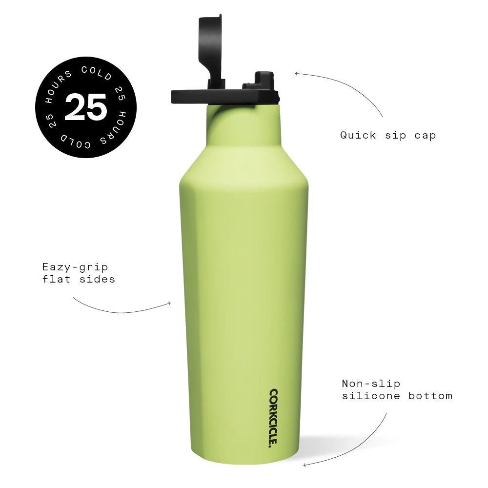 Citron CORKCICLE® Sport Canteen Soft Touch- 20 Oz. plain