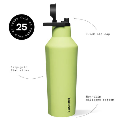 Citron CORKCICLE® Sport Canteen Soft Touch- 20 Oz. plain