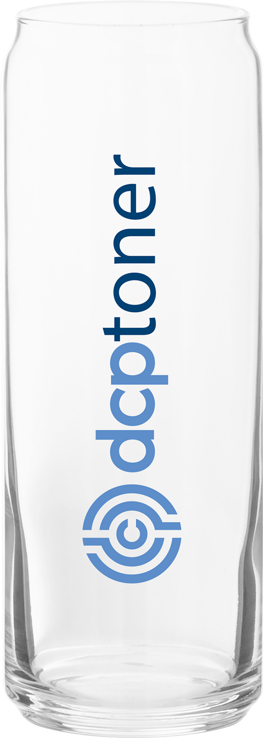 clear 12.5 oz plain slim soda can