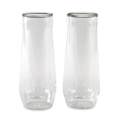 Clear CORKCICLE® Flute Glass Set (2) plain