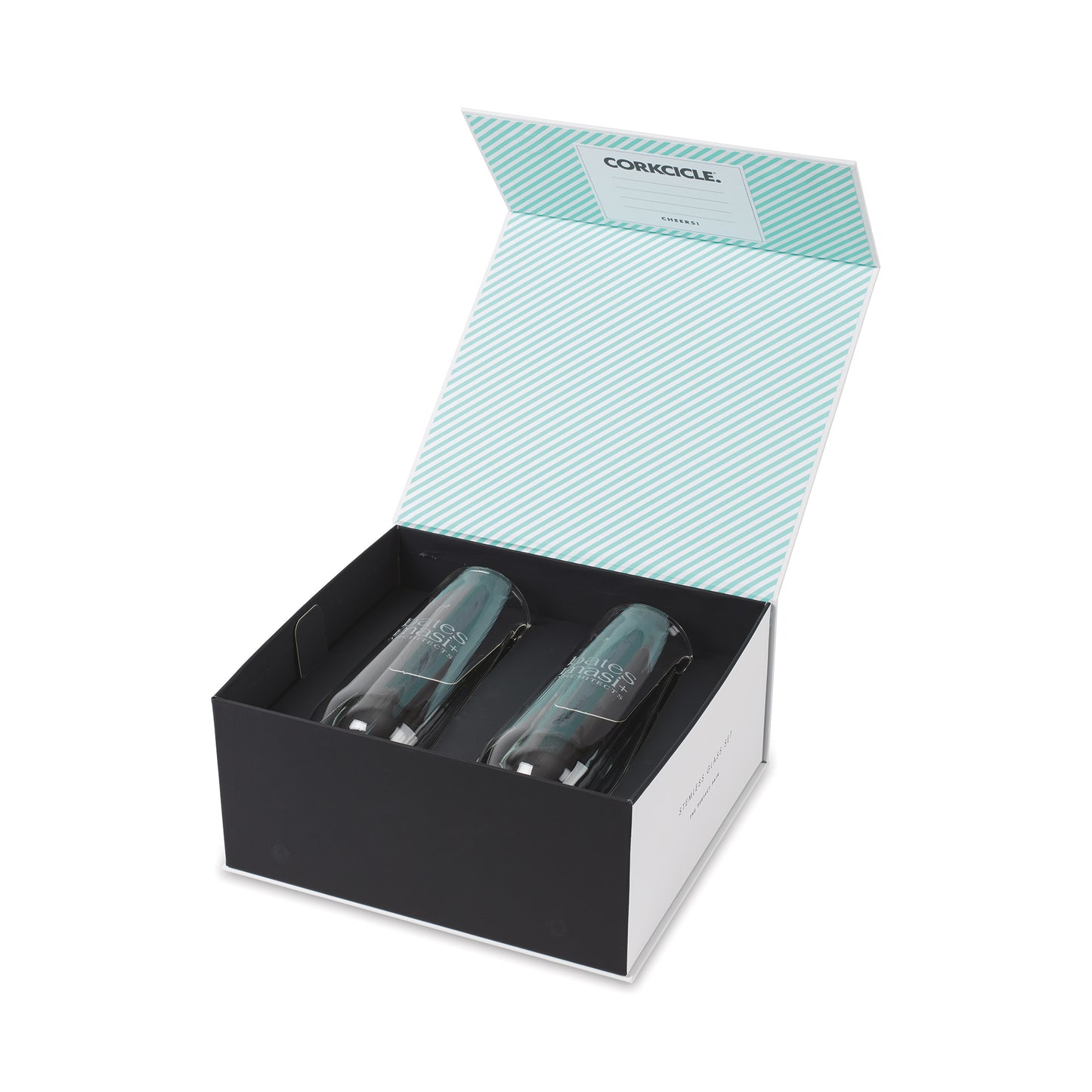 Clear CORKCICLE® Flute Glass Set (2)