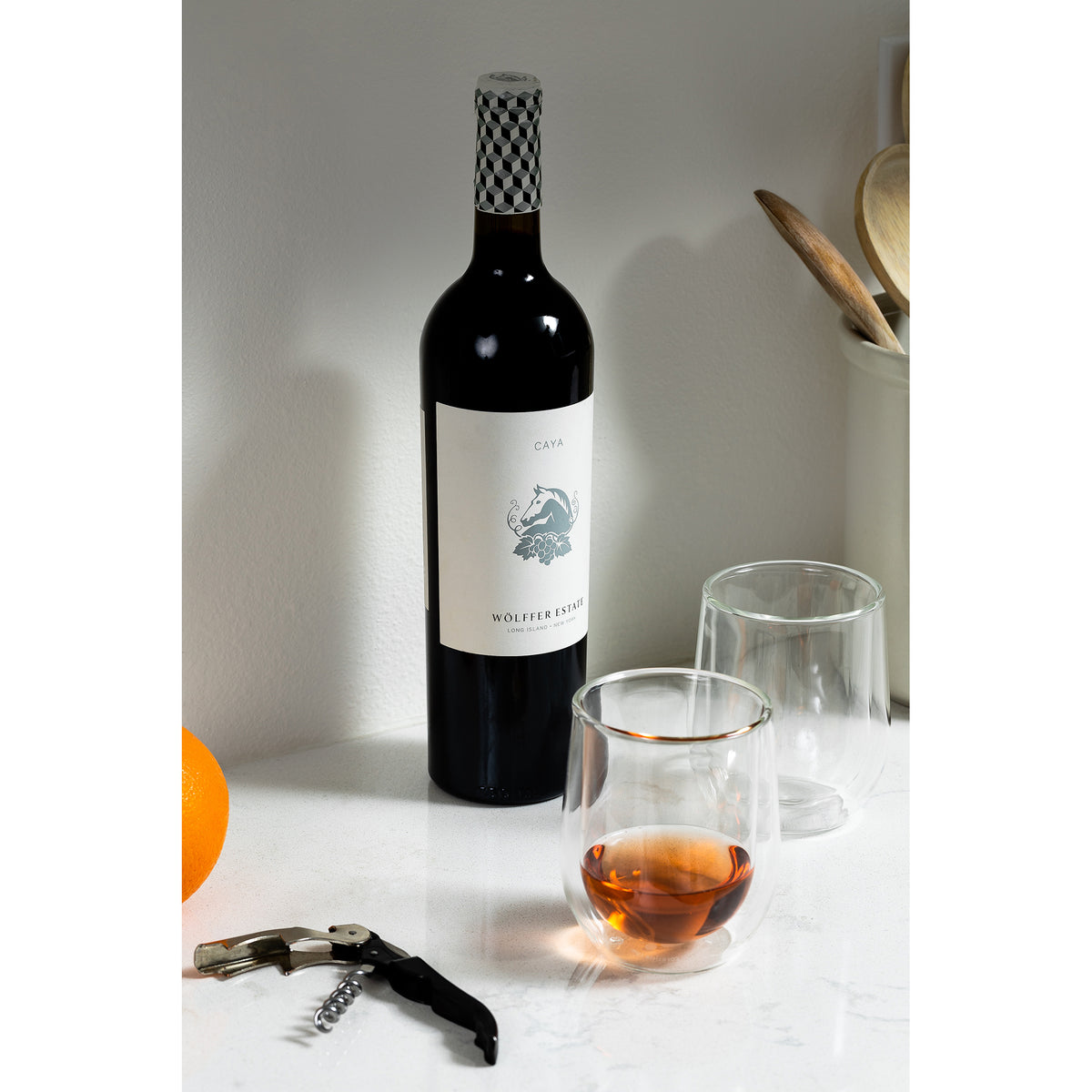 Clear CORKCICLE® Stemless Glass Set (2)