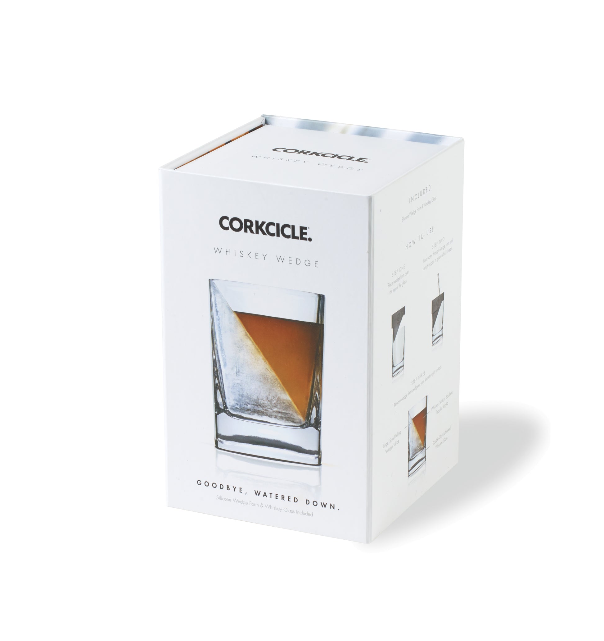 Clear CORKCICLE® Whiskey Wedge plain