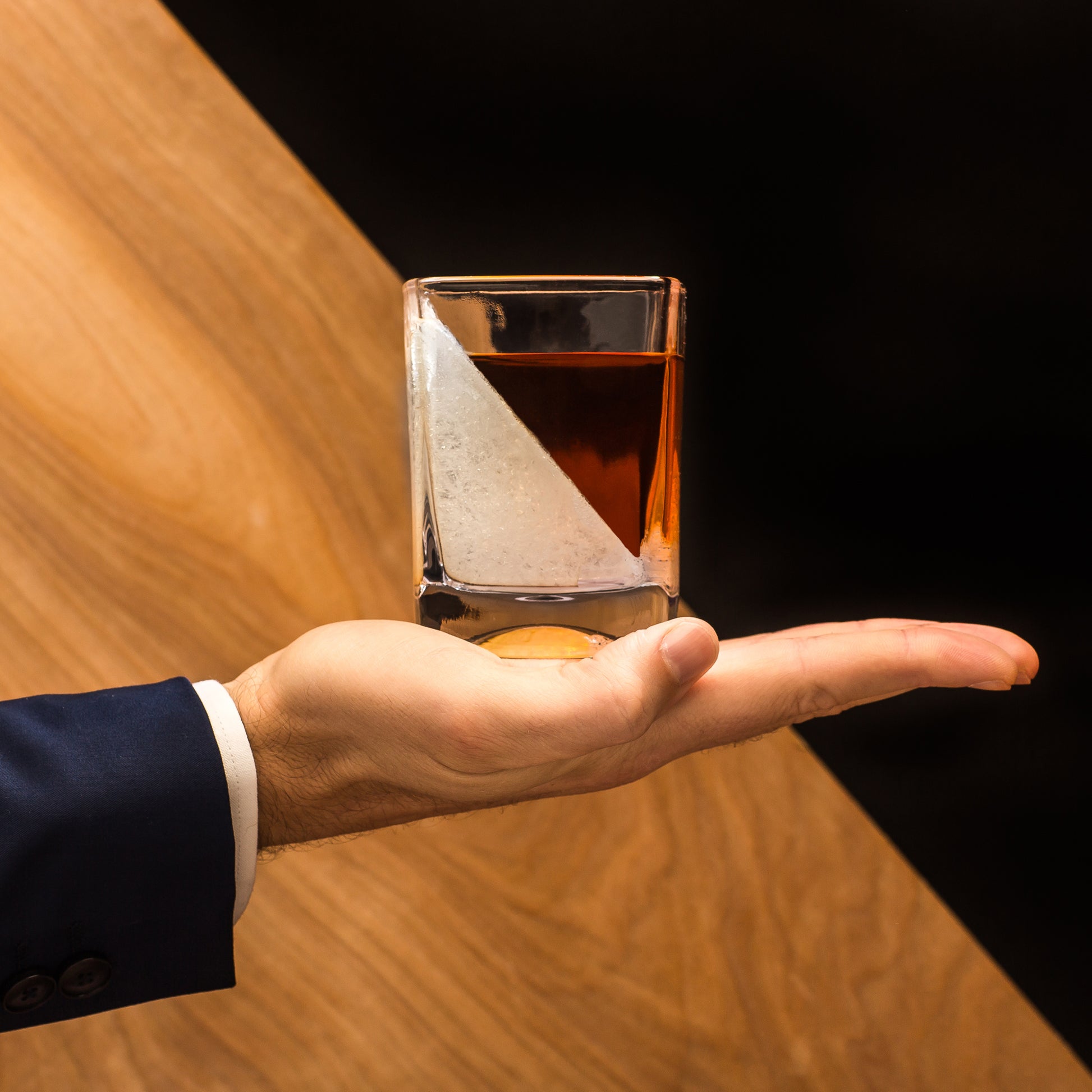 Clear CORKCICLE® Whiskey Wedge