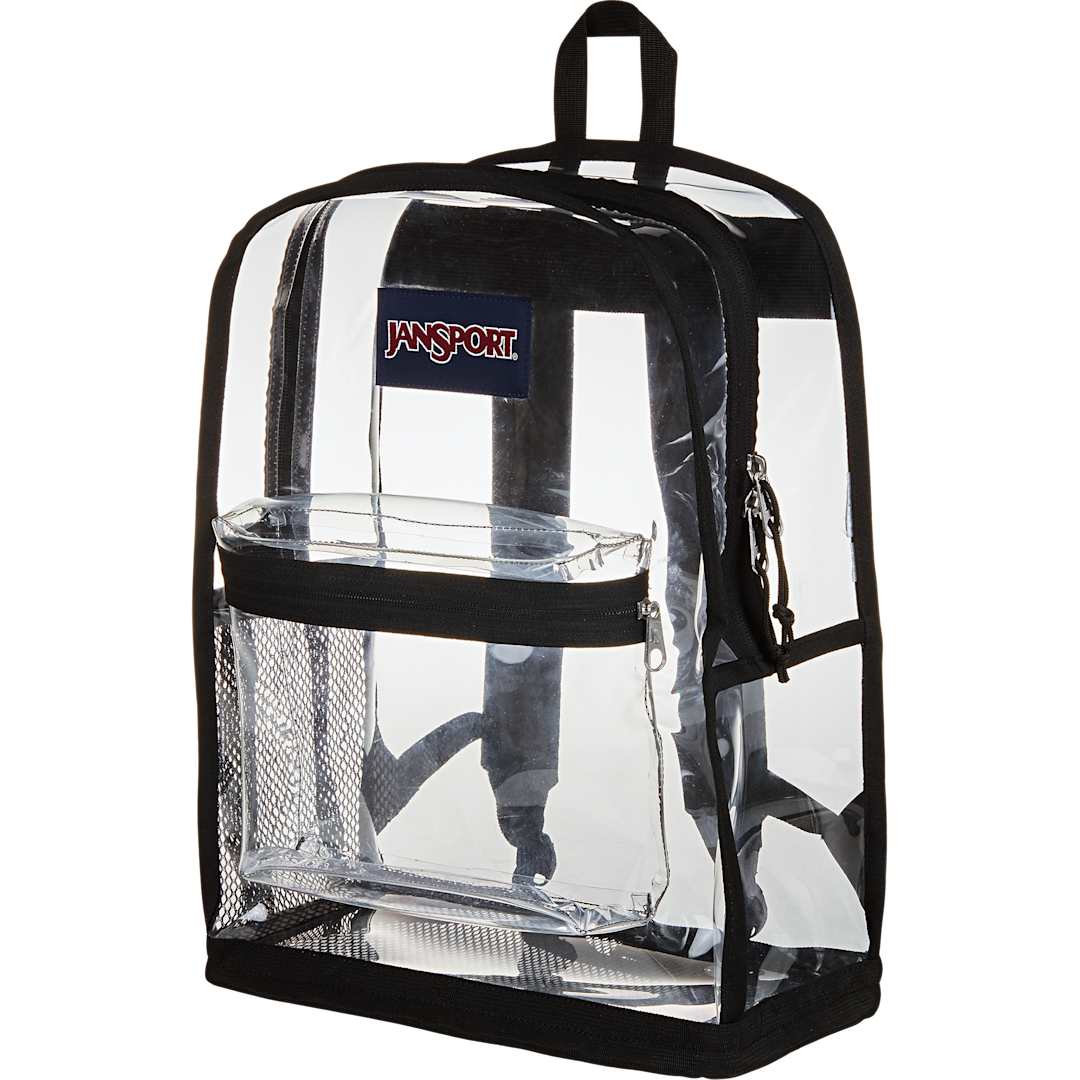 Clear Jansport Clear Backpack plain