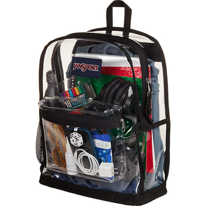 Clear Jansport Clear Backpack plain