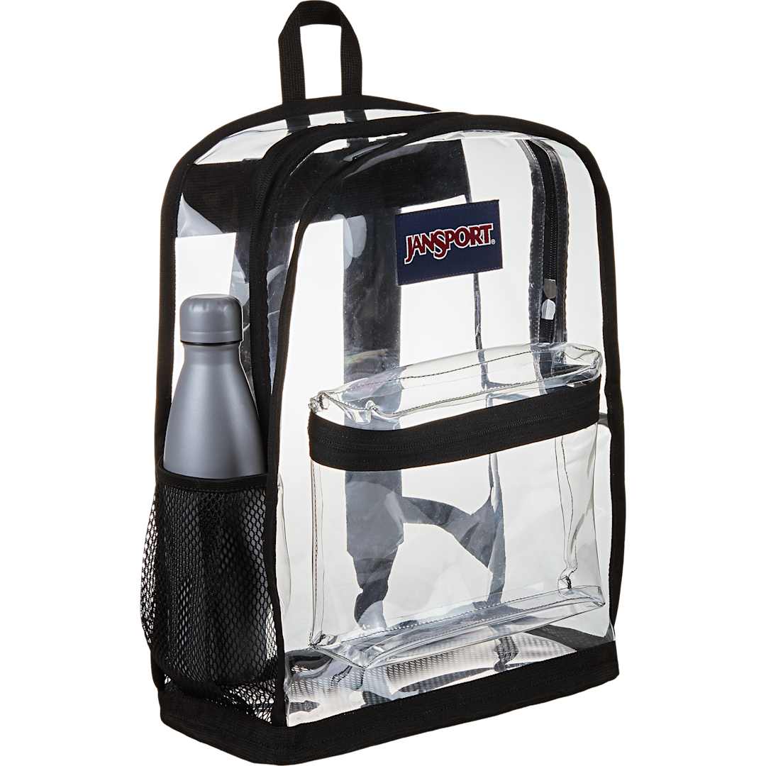 Clear Jansport Clear Backpack plain