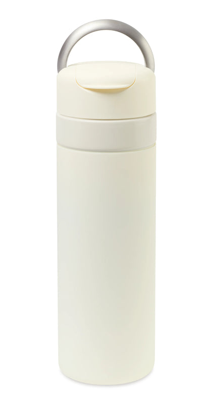 Cream W&P Drink Through Insulated Ceramic Bottle -20 oz plain