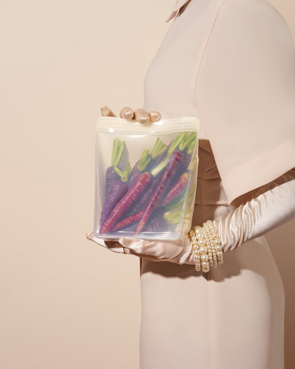 Cream W&P Porter Stand-Up Bag