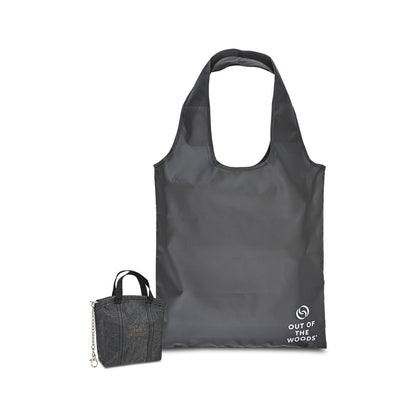 Ebony Out of the Woods® Iconic Shopper MicroTote Bag Charm plain