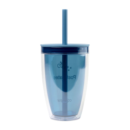 Elemental Blue Cool Gear® Oasis Straw Bottle - 14 Oz.