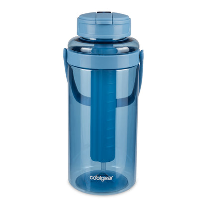 Elemental Blue Cool Gear® Orlando Bottle with Freezer Stick - 64 Oz. plain