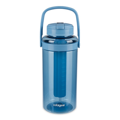 Elemental Blue Cool Gear® Orlando Bottle with Freezer Stick - 64 Oz. plain