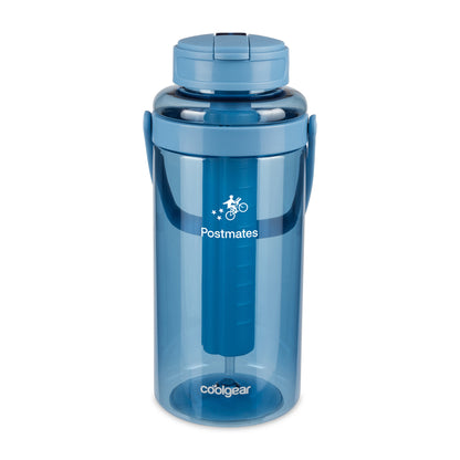Elemental Blue Cool Gear® Orlando Bottle with Freezer Stick - 64 Oz.