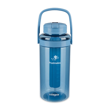 Elemental Blue Cool Gear® Orlando Bottle with Freezer Stick - 64 Oz.