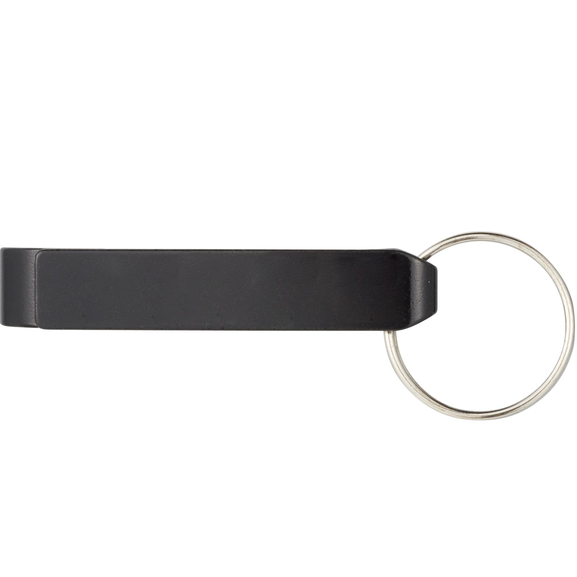 Front View of Black Aluminum Bottle / Can Opener plain
