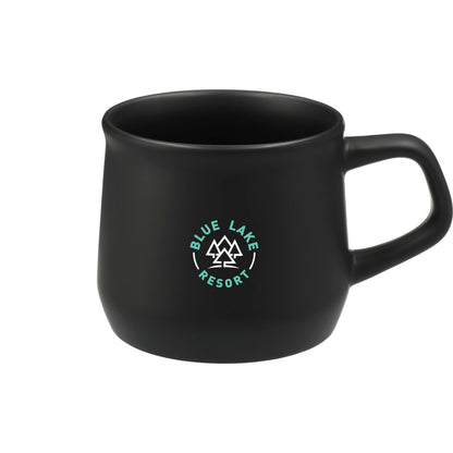 Front View of Black Angus 12oz Ceramic Mug
