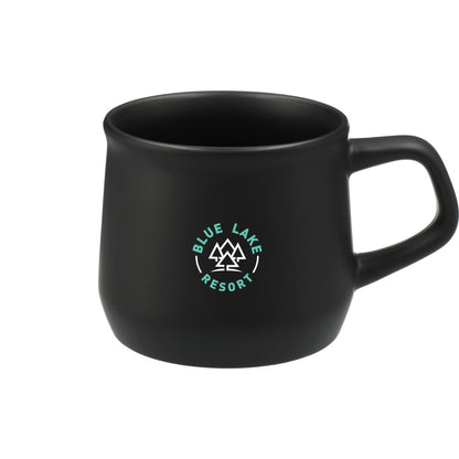 Front View of Black Angus 12oz Ceramic Mug