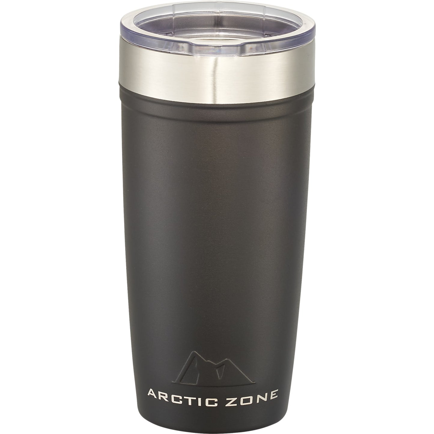 Front View of Black Arctic Zone® Titan Thermal HP® Copper Tumbler 20oz